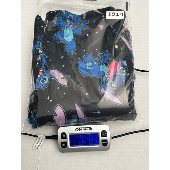 Disney Stitch Spaced Out Sleepwear Women's Size S Black Pajama Pants Loungewear - Picture 9 of 9